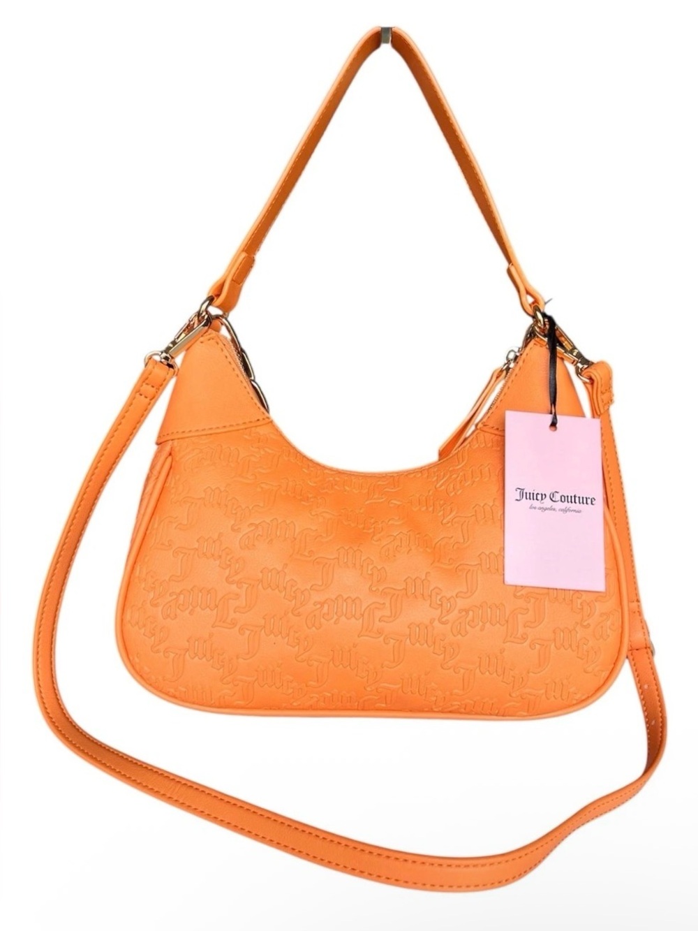 Juicy Couture NWT Can’t Tame Her Orange
Crush Apricot Shoulder Bag w/Crossbody - Picture 3 of 3